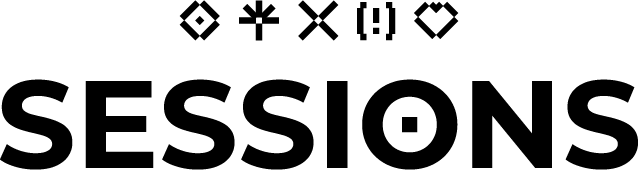 SESSIONS Logo - Font + Symbols - Black